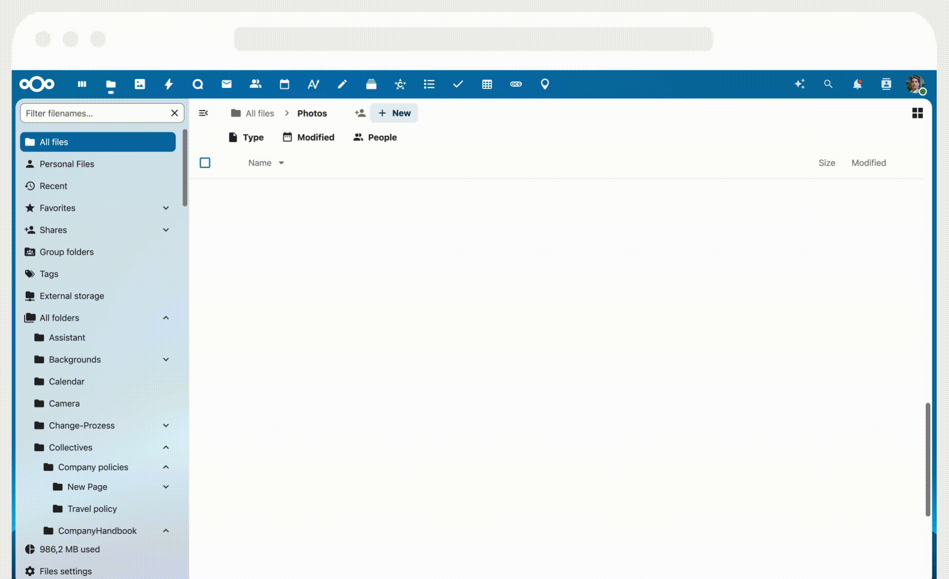 File Manager Animation